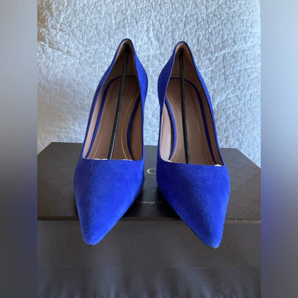 GUCCI Suede Pumps Size 38 - Picture 4 of 17